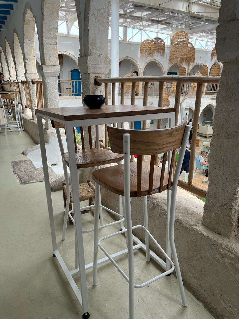 Tabouret LISA TCHEC - Vue de dessus