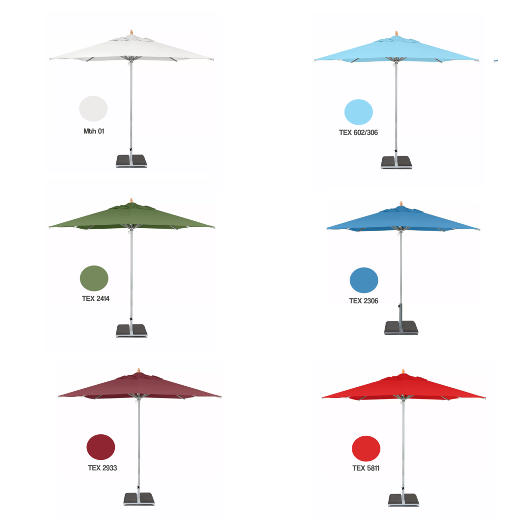 Parasol TULIPE - Vue de dessus