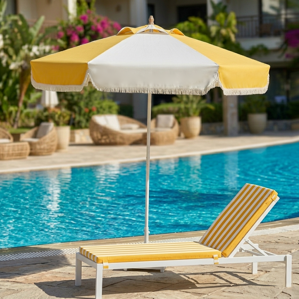 transat de piscine java rayé