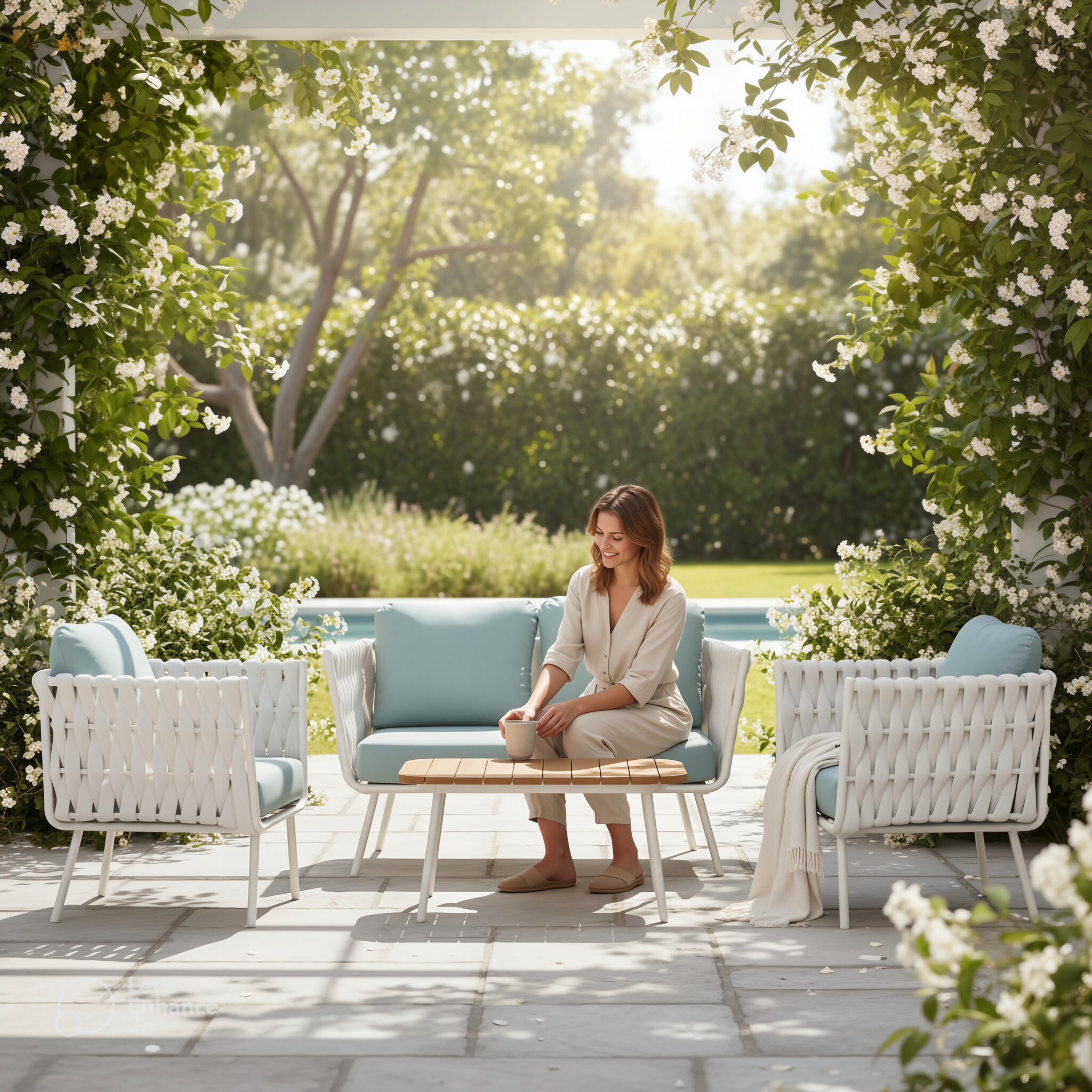 Salon de jardin PORTO LOUNGE - Vue 29